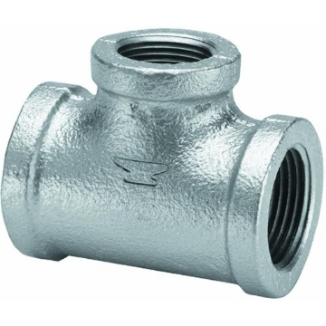 Picture of ANVIL INTERNATIONAL 8700121000 Anvil 8700121000, Malleable Iron Pipe Fitting, Tee, 1" NPT Female, Galvanized Finish (EA)