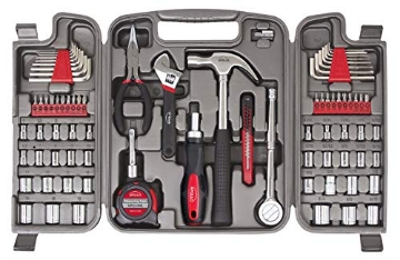 Picture of APOLLO INVESTMENT HOLDING DT9411 Apollo Tools 79 Piece Multi-Purpose SAE and Metric Tool Set with Sockets for the Garage, Home or on the Road. Includes Essential Tools for Vehicle Maintenance and Repairs - Red- DT9411 (EA)