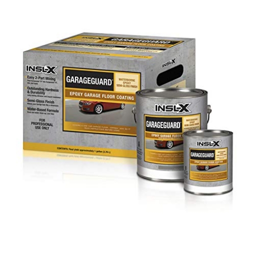 Picture of BENJAMIN MOORE & CO EGG310S99-1K Insl-X GarageGuard Semi-Gloss Gray Water-Based Waterborne Epoxy Garage Floor Coating Kit 1 ga - Case of: 1 (EA)