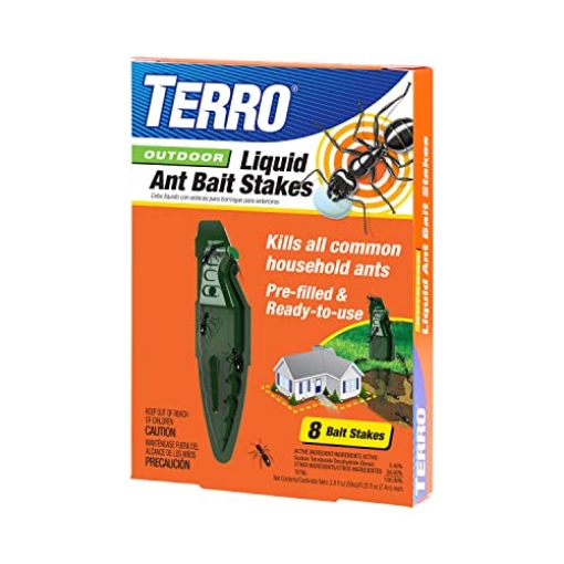 Picture of Woodstream Victor Rodnt D T1813 TERRO Liquid Ant Baits - T1813 - Outdoor Ready-to-Use Terro Traps, Kills Household Ants, 8 Bait Stakes (EA)