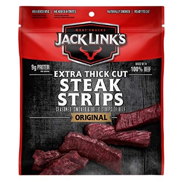 Picture of JCK 10000032509 Jack Link's Original Beef Strips 2.6 oz. Bagged - Case of: 8;8 (PK-8-EA)