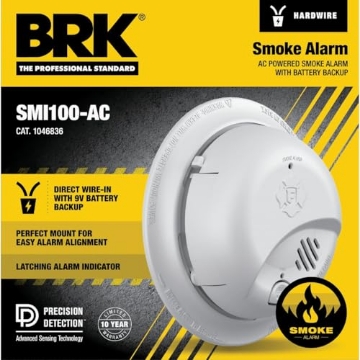 Picture of BRK 1046836 SMI100-AC Hardwire Interconnect Smoke Alarm with Battery Backup, (EA)