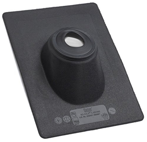 Picture of OATEY CO 11898 Oatey No-Calk 9-1/4 in. W x 13 in. L Thermoplastic Roof Flashing Black (PK-6-EA)