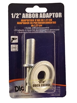 Picture of Dico 7600076 Dico Products Quick Change Arbor Adapter: 1/4" Hex x 1/2" (EA)