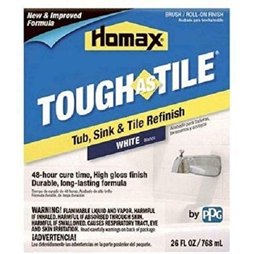 Picture of Homax 3158 26 oz Homax 720772 White Tough As Tile Brush-On Tub & Tile Epoxy Finish (EA)