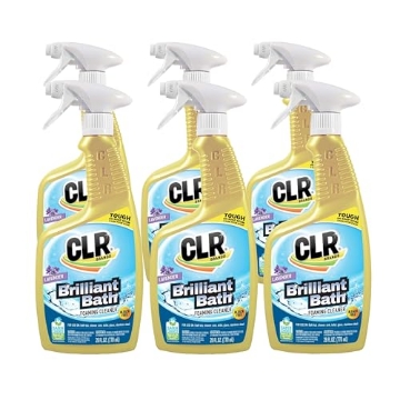 Picture of Clr BB26-6-LV CLR Brilliant Bath Foaming Action Bathroom Cleaner Spray - For Use on Toilets, Baths, Showers, Sinks, Glass, Stainless Steel - Lavender Scent, 26 Ounce Bottle (Pack of 6) (PK-6-EA)