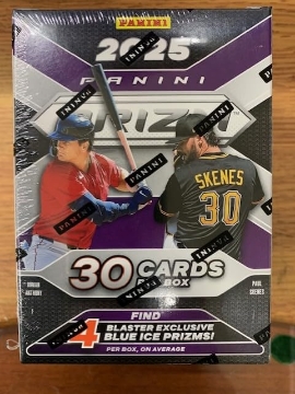 Picture of 2025 PRIZM 2-18210-20 2025 Panini Prizm Baseball Blaster Box – Retail Exclusive Parallels & Inserts – MLBPA Licensed Trading Cards – Sealed Box (EA)