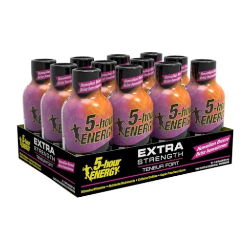 Picture of 5 Hour Energy 739185 5-hour ENERGY Sugar Free Hawaiian Breeze Energy Shot 1.93 oz (PK-12-EA)