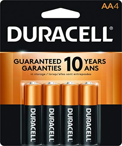 Picture of DURACELL(R) DURMN1500B4Z Duracell Batteries/4 AA - Size Batteries (PK-4-EA)