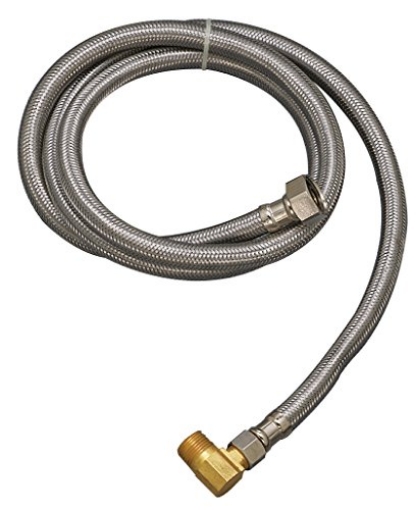 Picture of Plumb Pak PP23836 Plumb Pak PP23836 Dishwasher Connector, 1/2 In Fip X 3/8 In Mip Elbow, Stainless Steel, 48" (EA)
