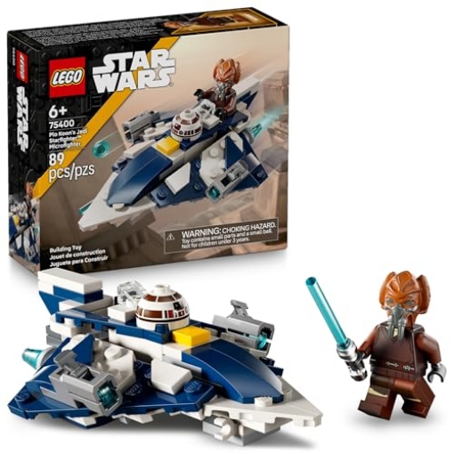 Picture of Lego 75400 LEGO Star Wars Plo Koon’s Jedi Starfighter Microfighter Kids Toy - Building Toy for Pretend Play - Clone Wars Playset and Room Decor for Boys and Girls, Ages 6+ - Birthday Gift Idea - 75400 (EA)