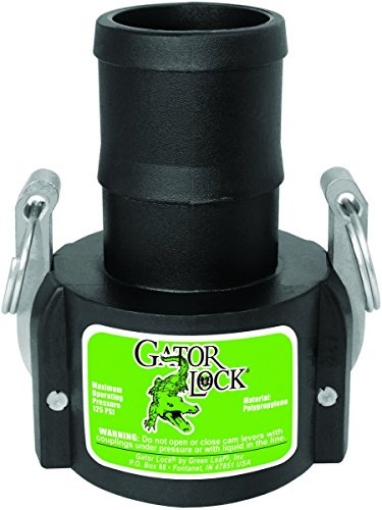 Picture of GREEN LEAF 200C Green Leaf GLP 200 C NL Series Polypropylene Gator Lock Cam Lever Coupling, Non-Locking, 2" Female Coupler/Hose Shank (EA)