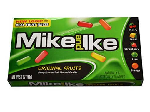 Picture of MIKE AND IKE 762797 Mike and Ike Original Fruits Chewy Candy 5 oz. (PK-12-EA)