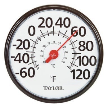 Picture of TAYLOR PRECISION PRODUCTS 6700 13-1/4-Inch Diameter White Outdoor Dial Thermometer (EA)