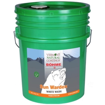 Picture of VERMONT NATURAL COATINGS INC 101992 Vermont Natural Coatings 1006604 5 gal Sun Warden Flat Whitewash Water-Based Waterborne Wood (EA)