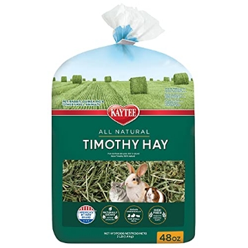 Picture of KAYTEE PRODUCTS INC. 100213742 Kaytee Timothy Hay, High Fiber, Grown Specifically for Small Animals, Rabbits, Guinea Pigs, Chinchillas, 48 Ounces (PK-2-EA)