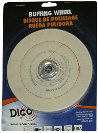 Picture of Dico 527-36-6 Dico 527-36-6 Cushion Sewn 6-Inch Diameter 1/2-Inch Thick Buffing Wheel (EA)