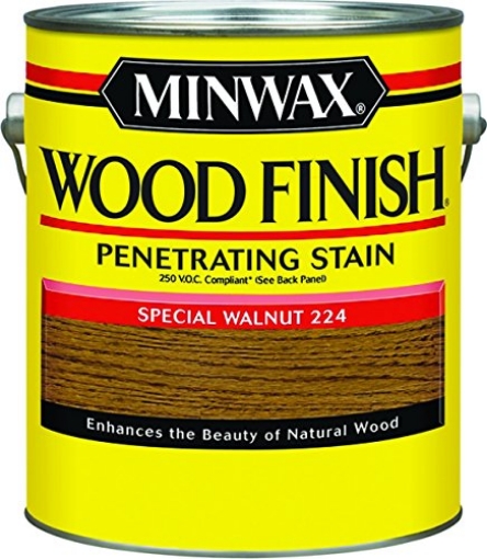Picture of Minwax 710760000 Minwax Wood Finish Semi-Transparent Special Walnut Oil-Based Wood Stain 1 gal. (PK-2-EA)