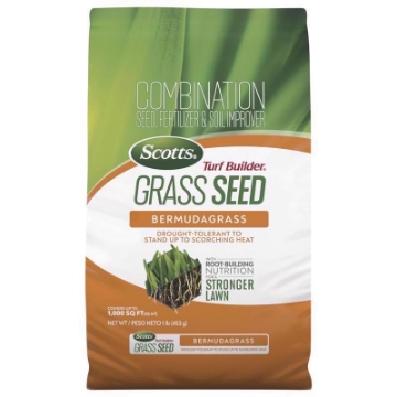 Picture of THE SCOTTS MIRACLE-GRO COMPANY 18997 Scotts Turf Builder Bermuda Grass Sun or Shade Fertilizer/Seed/Soil Improver 1 lb (EA)
