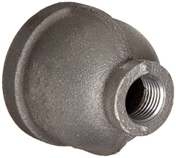 Picture of ANVIL INTERNATIONAL 8700134201 Anvil 8700134201, Malleable Iron Pipe Fitting, Reducer Coupling, 3/4" x 3/8" NPT Female, Black Finish (EA)