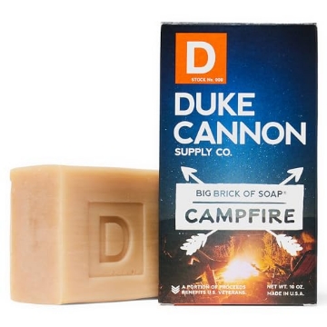 Picture of DUKE CANNON 03CAMPFIRE1 Duke Cannon Supply Co. Big Brick of Soap Bar for Men Campfire (Warm, Slightly Smoky Scent) - Extra Large, Masculine Scents, All Skin Types, 10 oz. (Pack of 1) (EA)