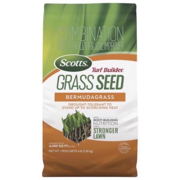 Picture of THE SCOTTS MIRACLE-GRO COMPANY 18052 Scotts Turf Builder Bermuda Grass Sun or Shade Fertilizer/Seed/Soil Improver 4 lb (EA)