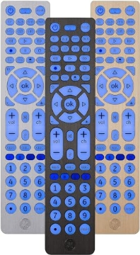Picture of HENKEL LOCTITE 37123 GE Backlit Buttons Universal Remote Control, Samsung TV Remote Control Replacement, Samsung Remote Control for Smart TV, Roku Remote Replacement, Vizio, LG TV, Sony, Apple TV, 8-Device, Black, 37123 (EA)