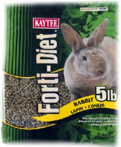 Picture of KAYTEE PRODUCTS INC. 100037186 Kaytee® 100032202 Forti-Diet Rabbit Food, 5 Lb (EA)