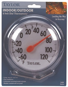 Picture of TAYLOR PRECISION PRODUCTS 5630 Taylor Dial Thermometer Plastic White (PK-6-EA)