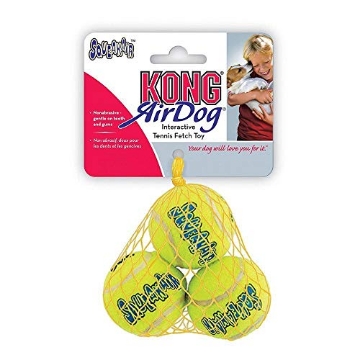 Picture of KONG COMPANY KO-AST2 KONG - Squeakair Balls - Dog Toy Premium Squeak Tennis Balls, Gentle on Teeth - for Medium Dogs (3 Pack) (EA)
