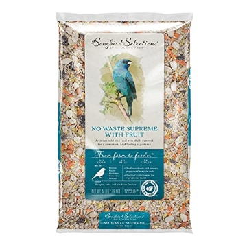 Picture of SONGBIRD SELECTIONS 13628 Global Harvest Foods+Songbird+Selections+Chickadee+and+Nuthatch+Bird+Seed+Sunflower+Hearts+5+lb+-+Case+of%3a+1%3b (EA)