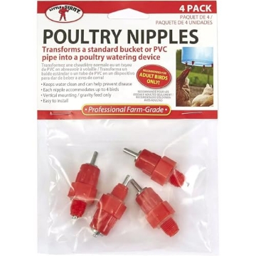 Picture of LITTLE GIANT LADDER SYSTEMS LLC 172035 Miller Manufacturing Company 172035 Poultry Nipple 4 Pack (EA)