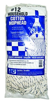 Picture of ELITE MOPS & BROOMS INC 102-4PLY-#12 Lanier #12 Mop Head 4-Ply Cotton (PK-6-EA)