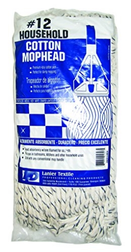 Picture of ELITE MOPS & BROOMS INC 102-4PLY-#12 Lanier #12 Mop Head 4-Ply Cotton (PK-6-EA)