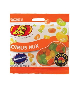 Picture of JELLYBELLY 66891 Jelly Belly Sunkist Citrus Mix Jelly Beans 3.1 oz. - Case of 12 (PK-12-EA)
