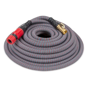 Picture of WINSTON PRODUCTS LLC 8997C3 HydroTech 5/8" 200 ft Expandable Garden Hose - Flexible, Lightweight, Durable and Burst-Proof Hose with Reinforced Latex Core and Solid Brass Fittings - Great for Lawn Care, Garden, and Car Washing (PK-3-EA)