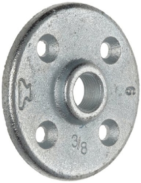 Picture of ANVIL INTERNATIONAL 8700164505 Anvil 8700164505, Malleable Iron Pipe Fitting, Floor Flange, 2" NPT Female, Galvanized Finish (EA)