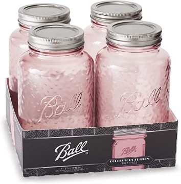 Picture of BALL BOUNCE AND SPORT INC 1440069046 Ball Collection Elite Wide Mouth Canning Jar 32 oz. 4 pk (PK-4-EA)
