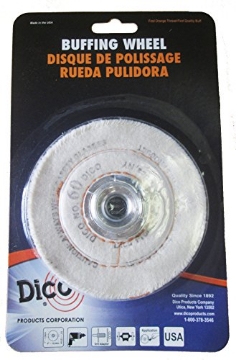 Picture of Dico 527-60-4 Dico 527-60-4 Canton Flannel 4-Inch Diameter 1/2-Inch Thick Buffing Wheel (EA)
