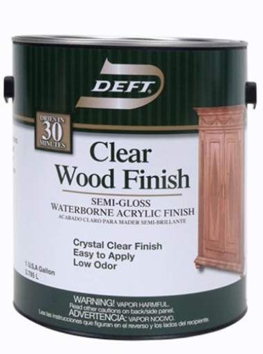 Picture of DEFT DFT108/01 Deft Semi-Gloss Clear Water-Based Acrylic Finish and Sealer 1 gal. (PK-4-EA)