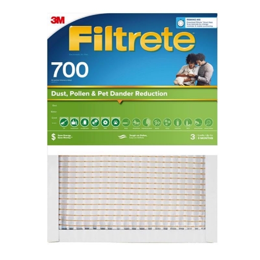 Picture of Filtrete 725-4 Filtrete 16 in. W X 24 in. H X 1 in. D Fiberglass 8 MERV Pleated Air Filter 1 pk (PK-4-EA)