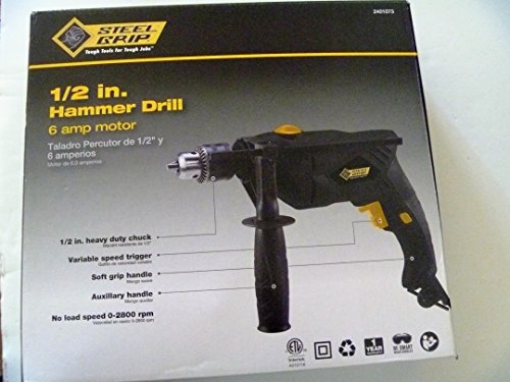 Picture of ACE TRADING - CMA 3 Z1J-DH41-13 Steelgrip 1/2 in. Keyed Corded Hammer Drill 6 amps 2800 RPM (EA)