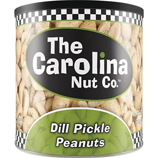 Picture of SUNTREE SNACK FOODS LLC 11004 Carolina Nut Company The Dill Pickle Peanuts 12 Oz Can, Pack of 6 (PK-6-EA)
