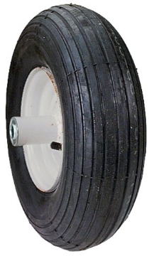 Picture of Maxpower 335255 Maxpower 335255 6-Inch Wheelbarrow Wheel Assembly Rib Tread (EA)