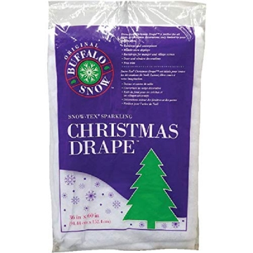 Picture of BUFFALO TECHNOLOGY CB2337 Buffalo Christmas Drape 36" X 60" White (EA)