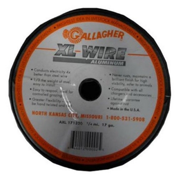Picture of GALLAGHER AXL171320 Gallagher AXL171320 1/4-Mile Aluminum Wire Fence, 17-Gauge, No Size, No Color (EA)