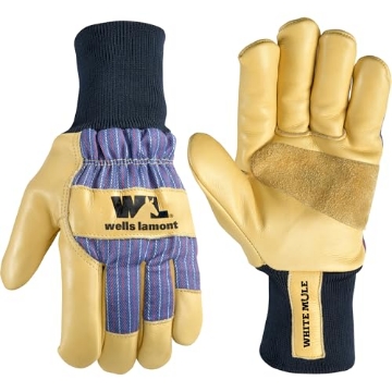 Picture of WELLS LAMONT 5127L Wells Lamont Men's Heavy Duty Leather Winter Work Gloves with Thinsulate Insulation | Large (5127L) (EA)