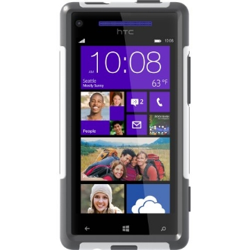 Picture of OTTER PRODUCTS LLC 77-24082 OtterBox 77-24082 Commuter Series Case for HTC Windows Phone 8X - 1 Pack - Retail Packaging - Glacier (EA)
