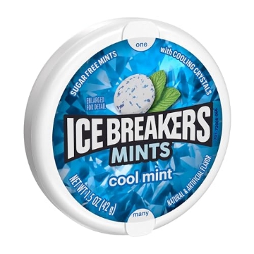 Picture of ICE BREAKERS 34000-72060 ICE BREAKERS Cool Mint Sugar Free Mints Tin, 1.5 oz (PK-8-EA)