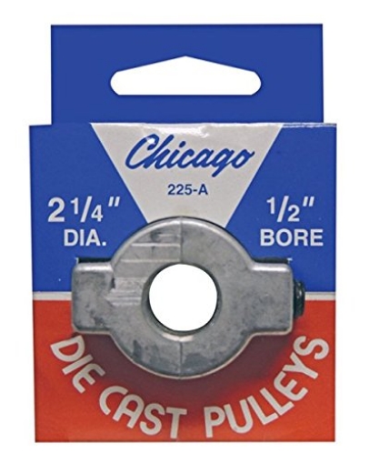 Picture of CHICAGO DIE CAST 225A5 Chicago Die Cast 2 1/4 in. Dia. Zinc Single V Grooved Pulley (EA)